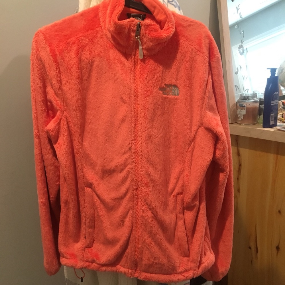 Orange North Face Jacket